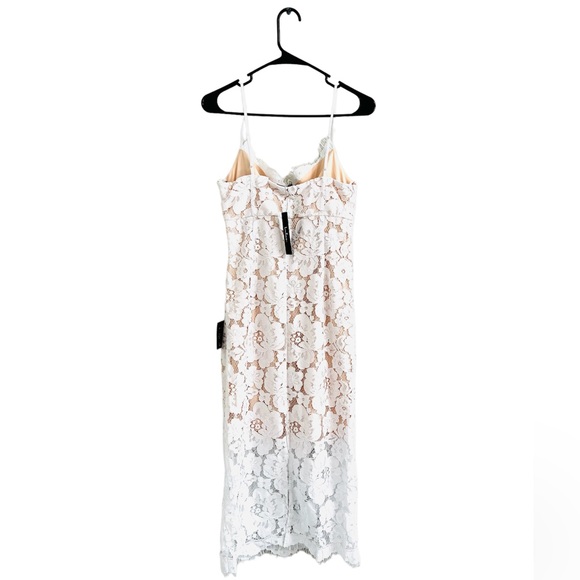 Lulus Divine Lover White Lace Bodycon Midi Dress - Picture 6 of 8